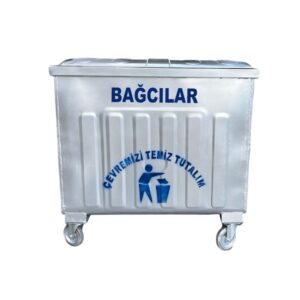 Bağcılar 800 Litre Metal Çöp Konteyneri