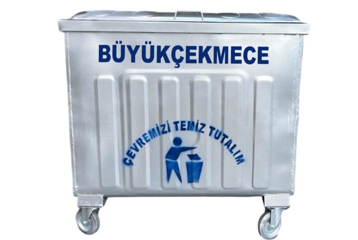 Büyükçekmece 800 Litre Metal Çöp Konteyneri