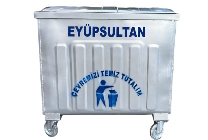 Eyüpsultan 800 Litre Metal Çöp Konteyneri