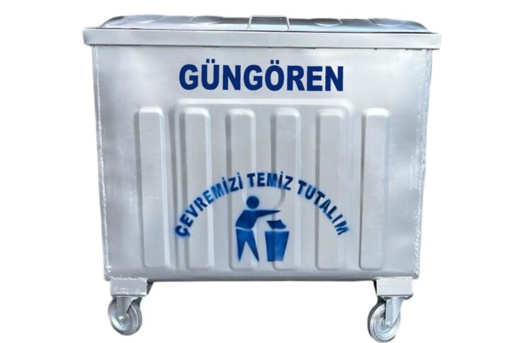 Güngören 800 Litre Metal Çöp Konteyneri