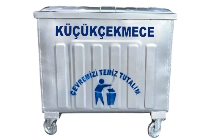 Küçükçekmece 800 Litre Metal Çöp Konteyneri