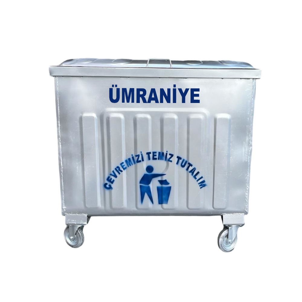 Ümraniye 800 Litre Metal Çöp Konteyneri