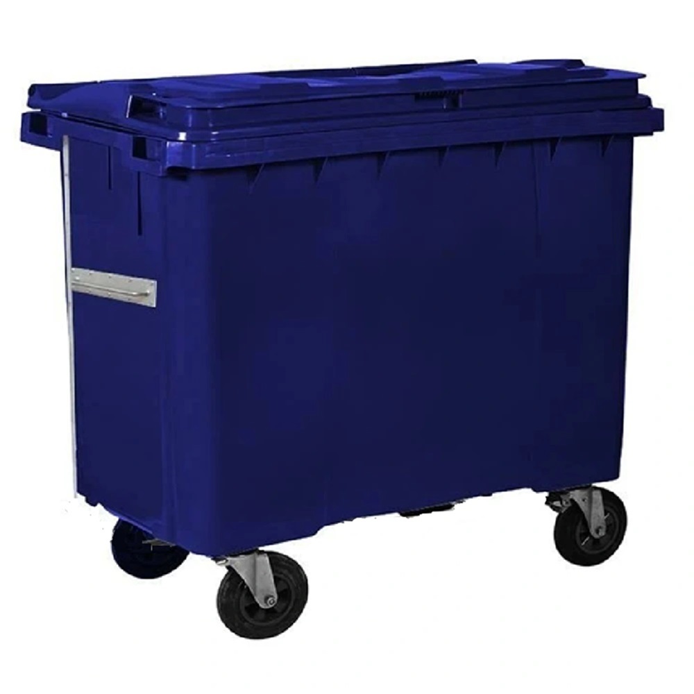 770 Litre Plastik Mavi Çöp Konteyneri
